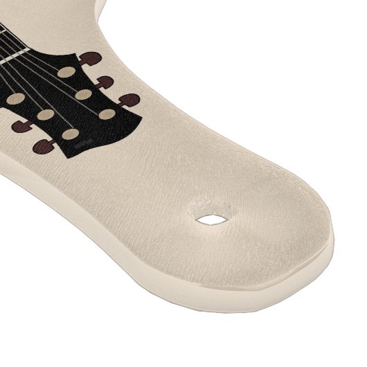 Eine schöne Gitarre Schneidebrett (Ecke)