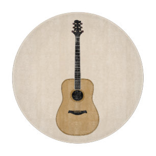 Eine schöne Gitarre Schneidebrett