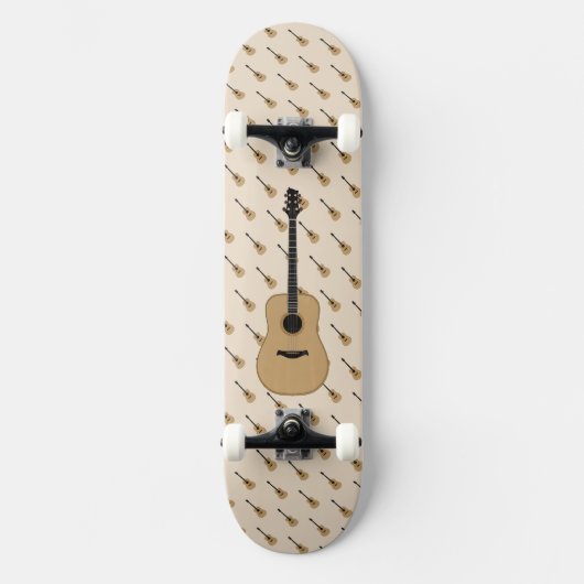Eine schöne Gitarre Skateboard (Vorderseite)