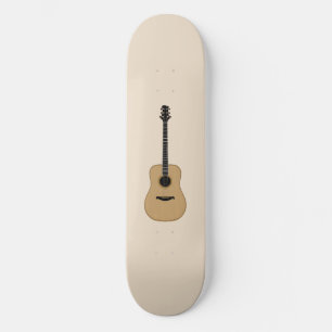 Eine schöne Gitarre Skateboard