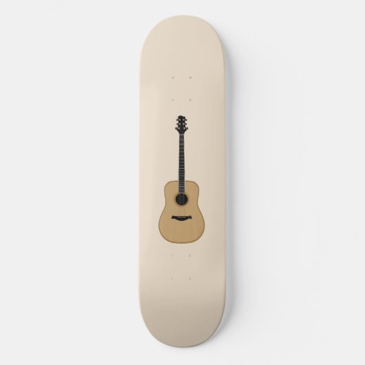 Eine schöne Gitarre Skateboard (Vorderseite)