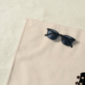 Eine schöne Gitarre Strandtuch (Beispiel)