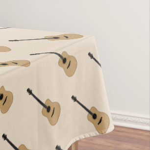 Eine schöne Gitarre Tischdecke