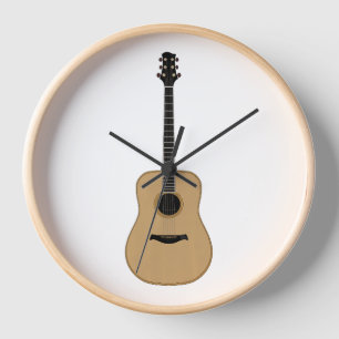 Eine schöne Gitarre Uhr