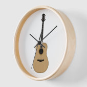 Eine schöne Gitarre Uhr (Winkel)