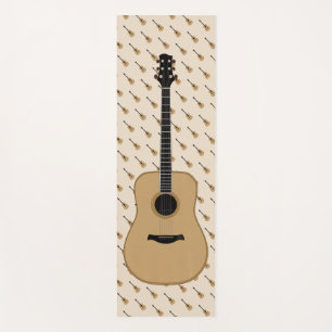Eine schöne Gitarre Yogamatte