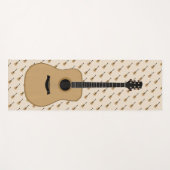 Eine schöne Gitarre Yogamatte (Vorderseite (Horizontal))