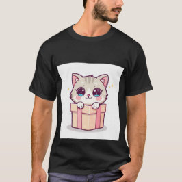 Eine schöne Katze in den Geschenken - eine wunderb T-Shirt