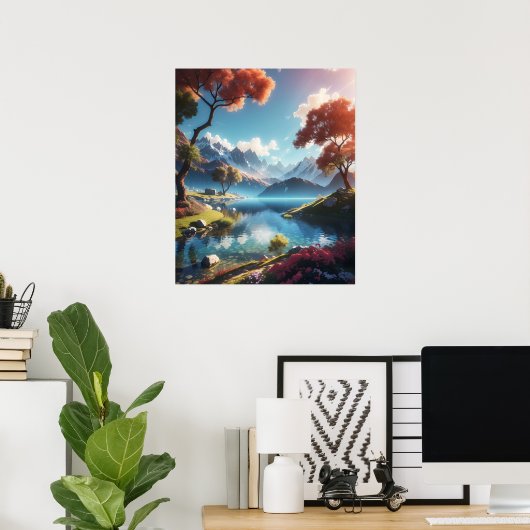 Eine schöne Landschaft 4k Poster (Heimbüro)