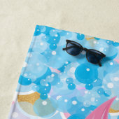 Eine schöne Meerjungfrau 🧜 ‍ ♀️ Leben Strandtuch (Beispiel)