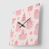 eine schöne Monatsuhr Quadratische Wanduhr (Winkel)