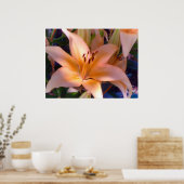 Eine schöne Orange Lily Poster (Küche)