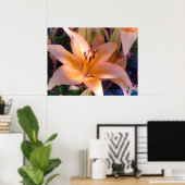 Eine schöne Orange Lily Poster (Heimbüro)