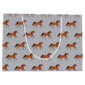 Eine schöne Pferdebeutel Große Geschenktüte (Rückseite)