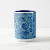 Eine schöne Philip Jacobs Fabric Ammonite Tasse (Zentrum)
