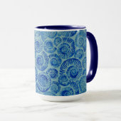 Eine schöne Philip Jacobs Fabric Ammonite Tasse (VorderseiteRechts)