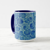 Eine schöne Philip Jacobs Fabric Ammonite Tasse (Vorderseite Links)