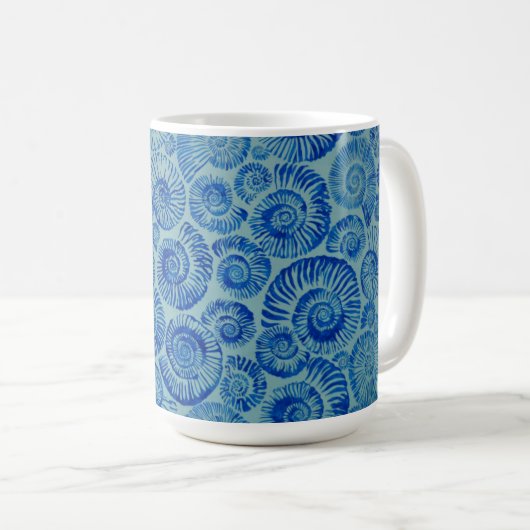 Eine schöne Philip Jacobs Fabric Ammonite Tasse (VorderseiteRechts)