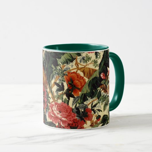 Eine schöne Philip Jacobs Fabric Dschungel Print T Tasse (VorderseiteRechts)