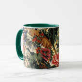 Eine schöne Philip Jacobs Fabric Dschungel Print T Tasse (Vorderseite Links)