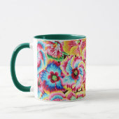 Eine schöne Philip Jacobs Fabric Hibiskus Tasse (Links)