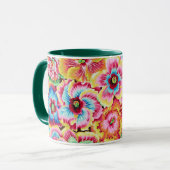 Eine schöne Philip Jacobs Fabric Hibiskus Tasse (Vorderseite Links)