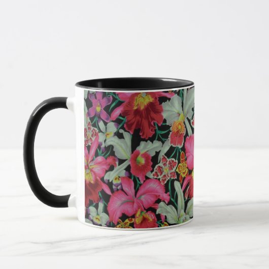 Eine schöne Philip Jacobs Fabric Orchid Tasse (Links)