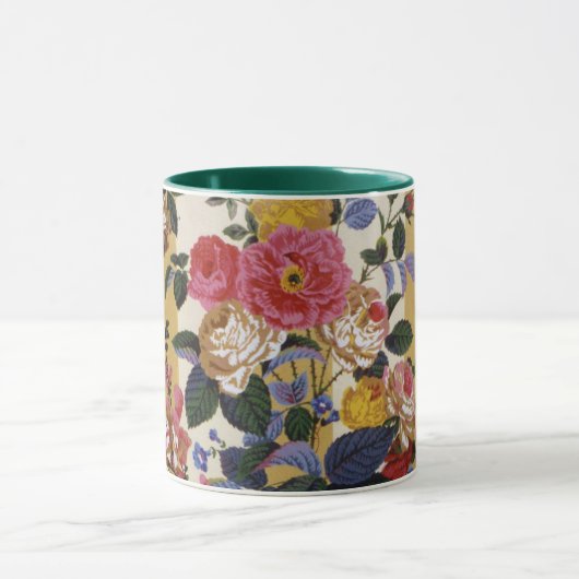 Eine schöne Philip Jacobs Fabric Rose Chintz Tasse (Zentrum)