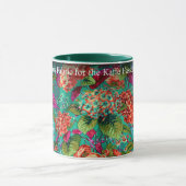 Eine schöne Philip Jacobs Rose und Hydrangea Tasse (Zentrum)