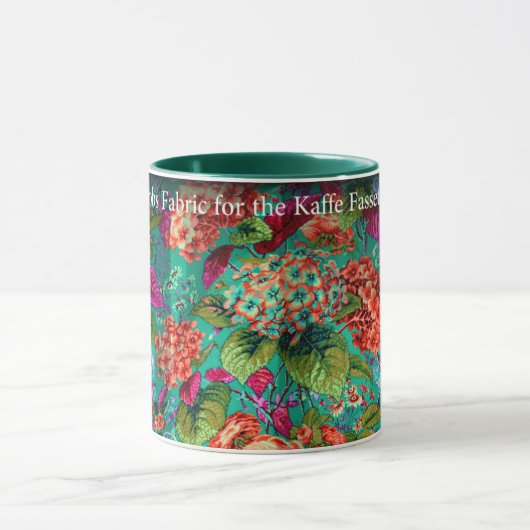 Eine schöne Philip Jacobs Rose und Hydrangea Tasse (Zentrum)