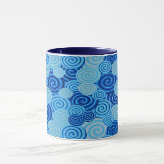 Eine schöne Philip Jacobs Stoff Spiral Tasse (Zentrum)