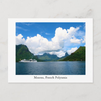 Eine schöne Postkarte von Moorea, Französisch-Poly