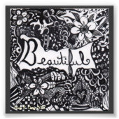 Eine schöne Printwerbung Fotodruck (Vorne)