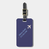 eine schöne Reise Gepäckanhänger (Vorderseite vertikal)