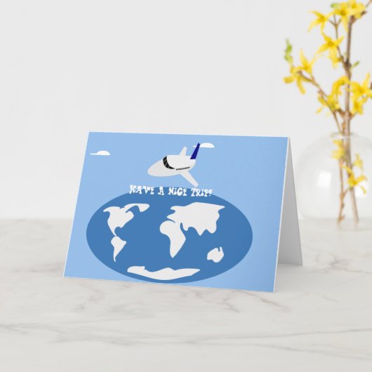 Eine schöne Reise Karte (Gelbe Blume)