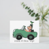 Eine schöne Reise Postkarte (Stehend Vorderseite)