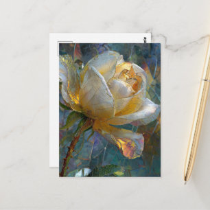 Eine schöne Rose Postkarte