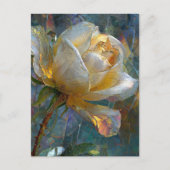 Eine schöne Rose Postkarte (Vorderseite)
