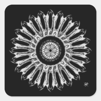 Eine schöne runde Sache v4a Quadratischer Aufkleber
