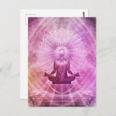 Eine schöne spirituelle Erwachung der Postkarte (Vorne/Hinten)