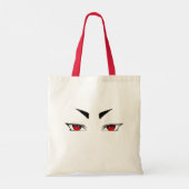 Eine schöne Tasche mit scharlachroten Augen (Rückseite)