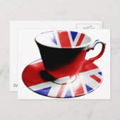 Eine schöne Tasse englischen Tees Postkarte (Vorne/Hinten)
