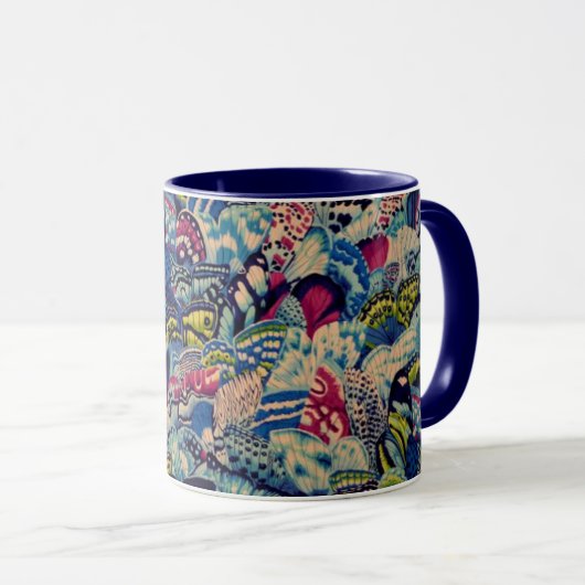 Eine schöne Tasse von Philip Jacobs Fabric Butterf (VorderseiteRechts)