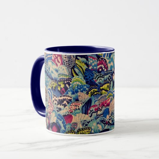 Eine schöne Tasse von Philip Jacobs Fabric Butterf (Vorderseite Links)
