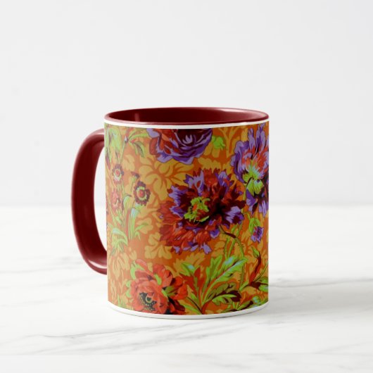 Eine schöne Tasse von Philip Jacobs Fabric Floral (Vorderseite Links)