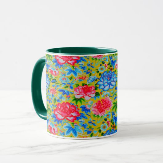 Eine schöne Tasse von Philip Jacobs Fabric Peony (Vorderseite Links)