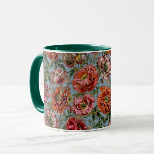 Eine schöne Tasse von Philip Jacobs Fabric Poppy (Vorderseite Links)