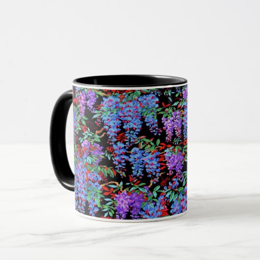 Eine schöne Tasse von Philip Jacobs Fabric Wisteri (Vorderseite Links)
