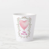 Eine schöne Tasse zum Muttertag - Pastellrosa (Vorderseite)