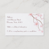 Eine schöne Visitenkarte (Rückseite)